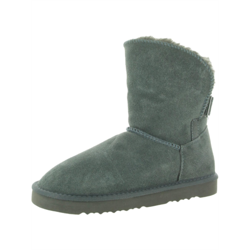 Style & Co. womens suede winter shearling boots