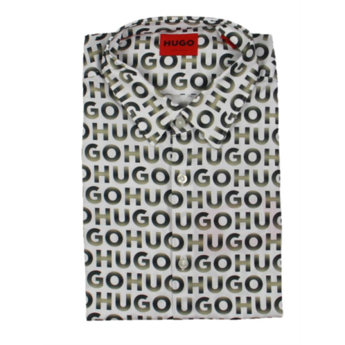 Hugo mens collar long sleeve button-down shirt