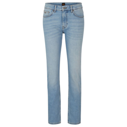 BOSS slim-fit jeans in bright-blue comfort-stretch denim
