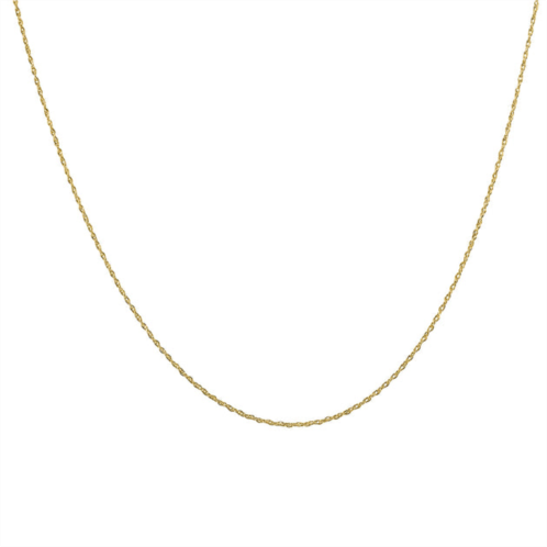 SSELECTS 14k yellow gold rope chain with spring ring clasp