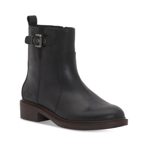 Lucky Brand quendy womens leather round toe booties