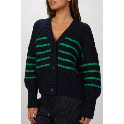 MUNTHE tupper knit cardigan in indigo