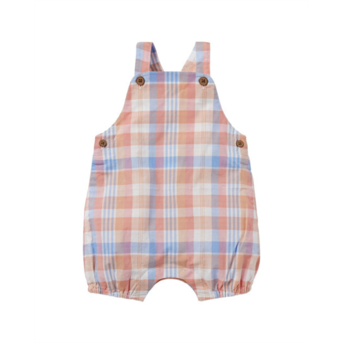 Janie and Jack baby plaid overall