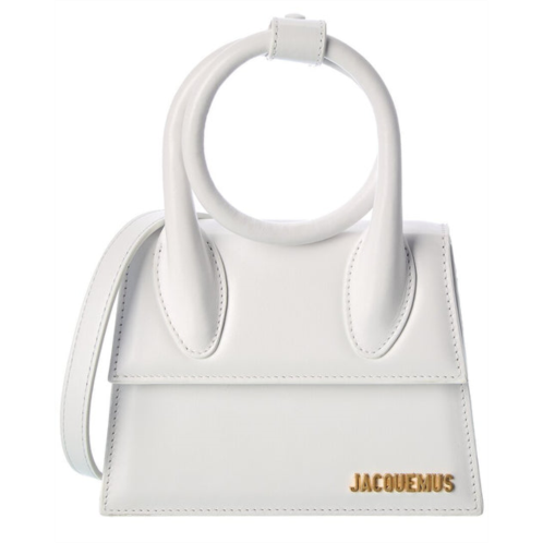 Jacquemus le chiquito noeud leather clutch