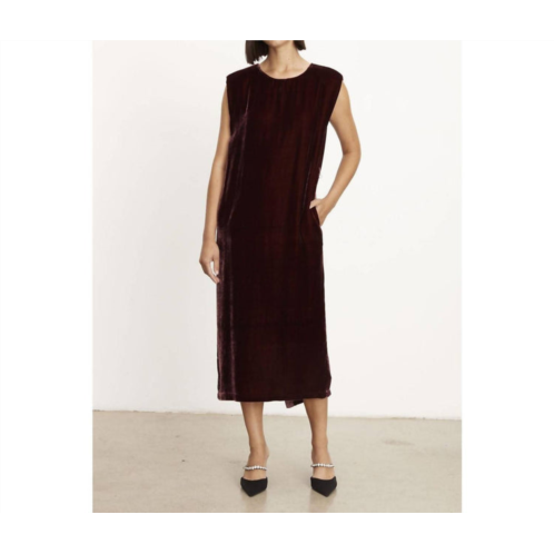 Velvet by Graham & Spencer kandace silk dress in wineberry