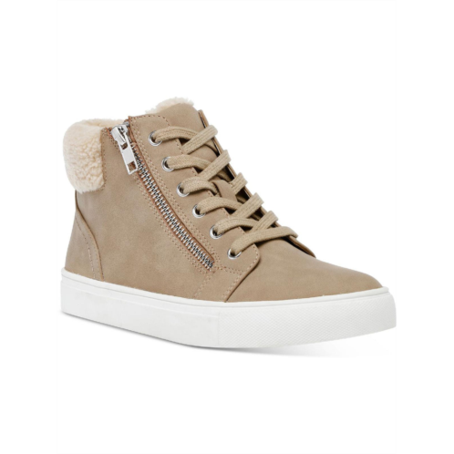 Dolce Vita anjel womens faux leather high top casual and fashion sneakers