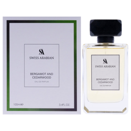 Swiss Arabian bergamot and cedarwood by for men - 3.4 oz edp spray