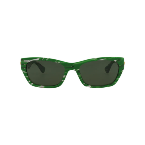 Bottega Veneta square-frame acetate sunglasses