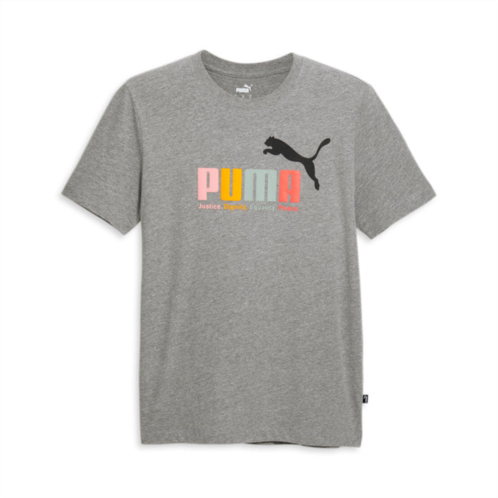 Puma mens essentials+ multicolor tee