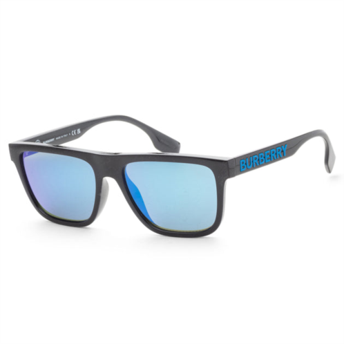 Burberry mens 56mm black sunglasses be4402u-300155-56