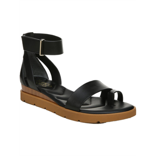 Franco Sarto davenport womens faux leather ankle strap wedge sandals