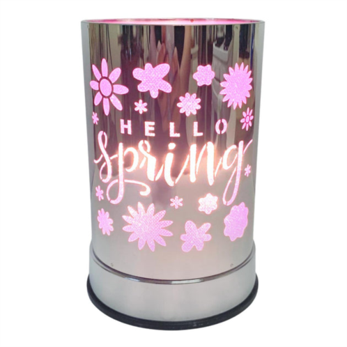 Scentships hello spring touch wax warmer in metallic/pink