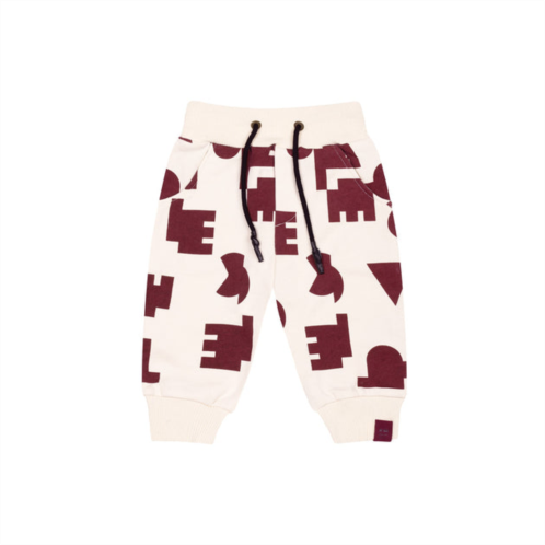 Omamimini baby terry joggers with print