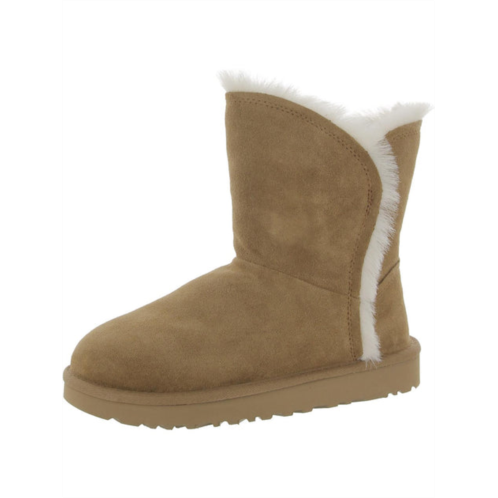 Ugg womens suede wool blend winter & snow boots