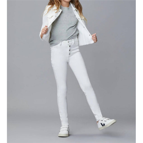DL1961 - Kids girls chloe hi rise jeans in white