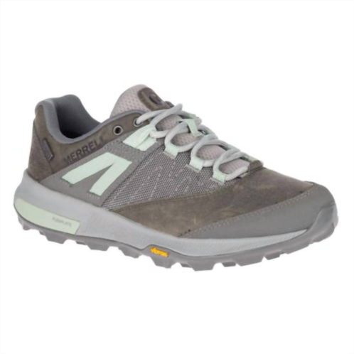 MERRELL womens zion waterproof shoes - medium in grey