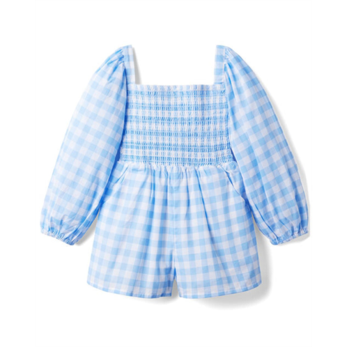 Janie and Jack the emma gingham smocked romper