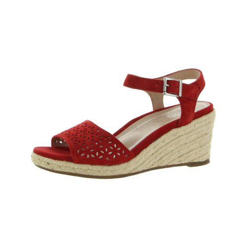 Vionic ariel womens suede perforated wedges