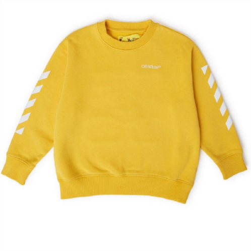 OFF WHITE yellow cotton sweatshirt