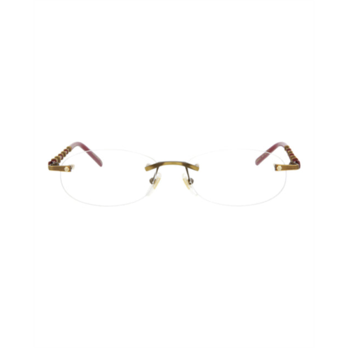Gucci round-frame metal optical frames