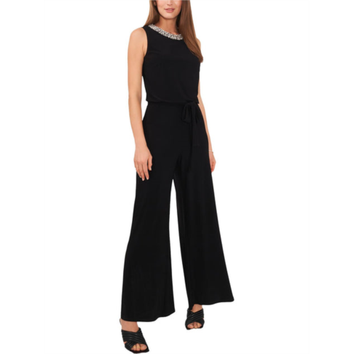 MSK womens beaded cut-out jumpsuit