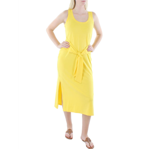 POLO Ralph Lauren womens sleeveless tie-front midi dress