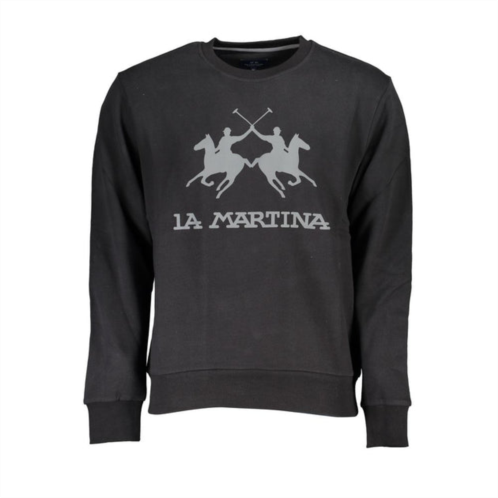 La Martina sophisticated crew neck cotton mens sweatshirt