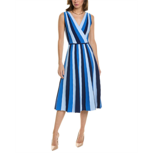 Carolina Herrera striped a-line dress