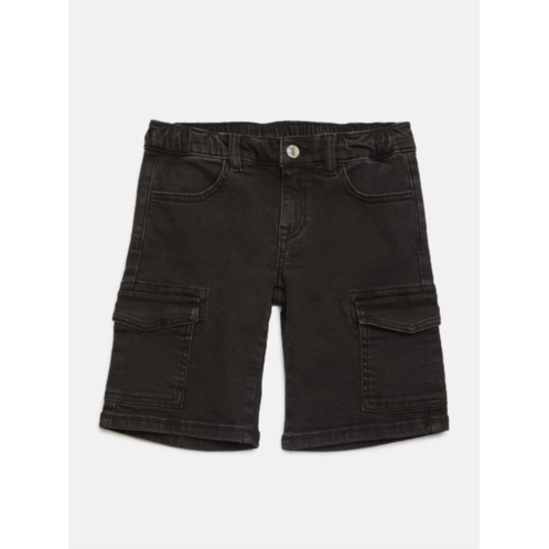 Guess Factory everet black cargo shorts (7-18)