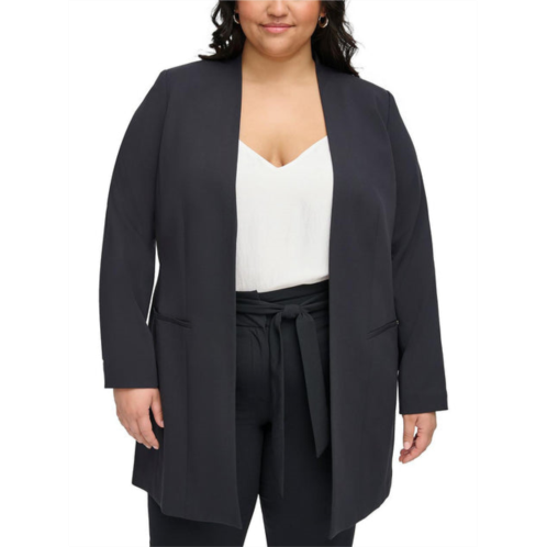 Calvin Klein plus womens suit separate office open-front blazer