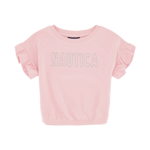 Nautica girls tie-front sweatshirt (7-16)