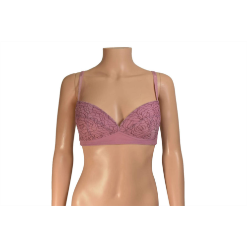 La Perla adjustable strap underwiredbfloral padded bra in pink