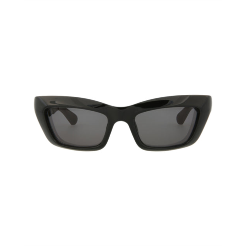 Bottega Veneta square-frame injection sunglasses