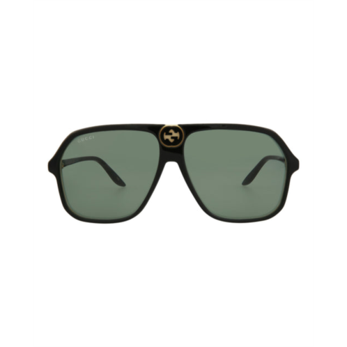 Gucci aviator-frame acetate sunglasses