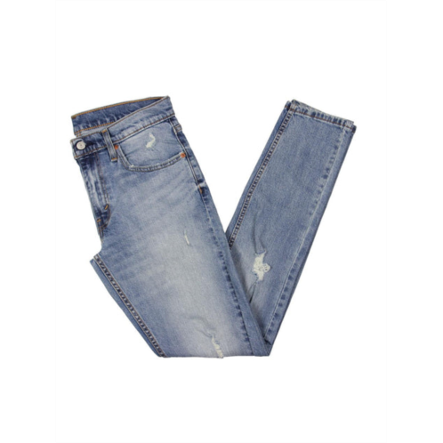 Levi Strauss & Co. mens distressed tapered skinny jeans