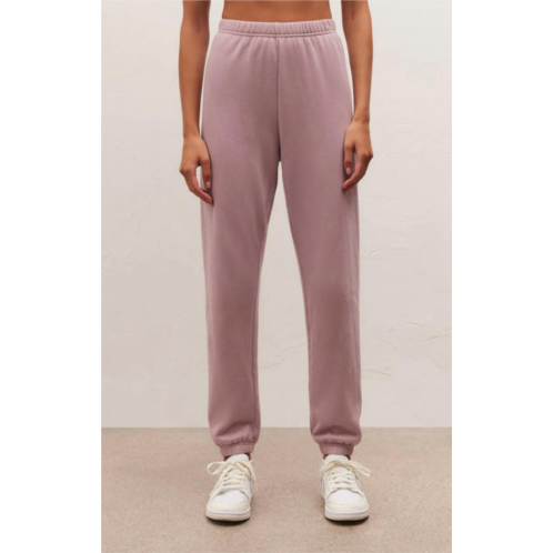 Z Supply classic gym jogger in shadow mauve