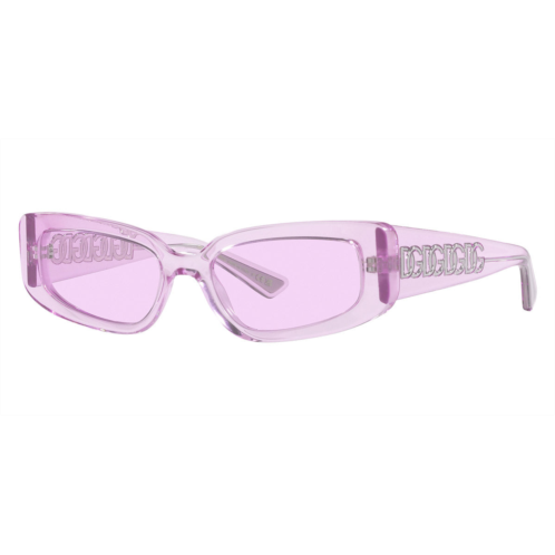 Dolce & Gabbana womens 54mm lillac transparent sunglasses