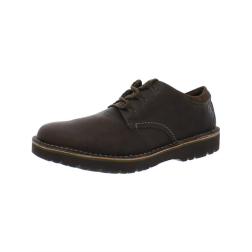 Clarks eastford low mens leather lace-up oxfords