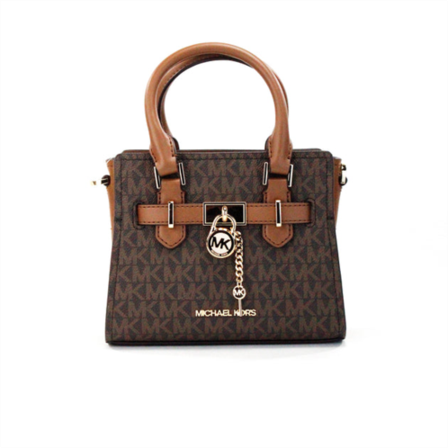 Michael Kors hamilton xs small pvc leather satchel crossbody bag womens purse