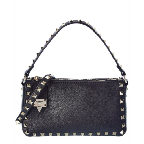 Valentino rockstud small grainy leather crossbody