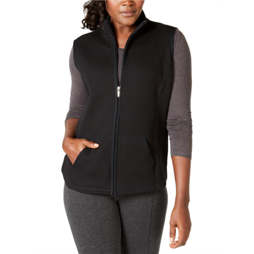 Karen Scott Sport womens qilted zip-up outerwear vest