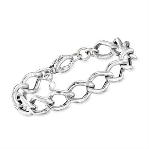 Ross-Simons italian sterling silver curb-link bracelet