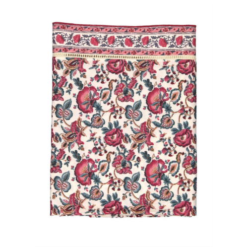 Louise Misha carla tablecloth in cream indian flowers