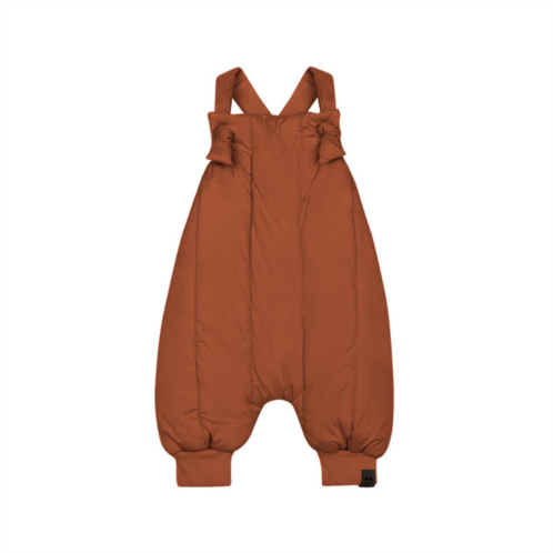 Omamimini baby quilted dungarees in nylon
