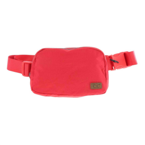 C.C BEANIE womens belt bag in red