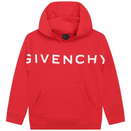 Givenchy red logo hoodie