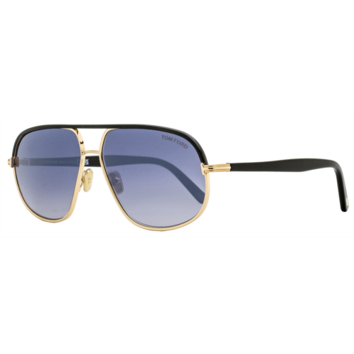 Tom Ford mens maxwell sunglasses tf1019 28b black/gold 59mm