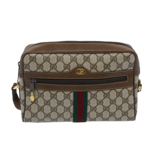 Gucci ophidia canvas shoulder bag (pre-owned)