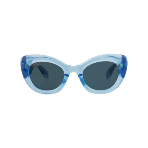 Alexander McQueen cat eye-frame bio injection sunglasses