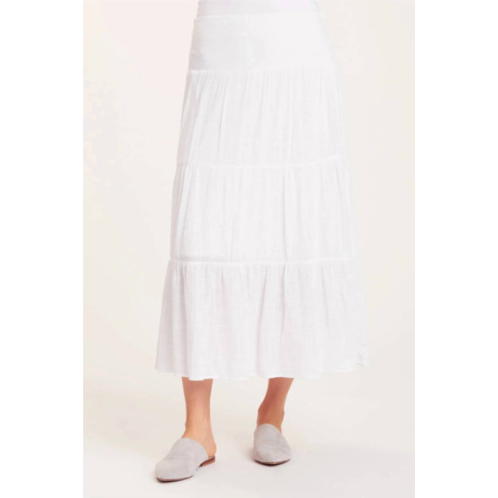 XCVI sirius tiered skirt in white